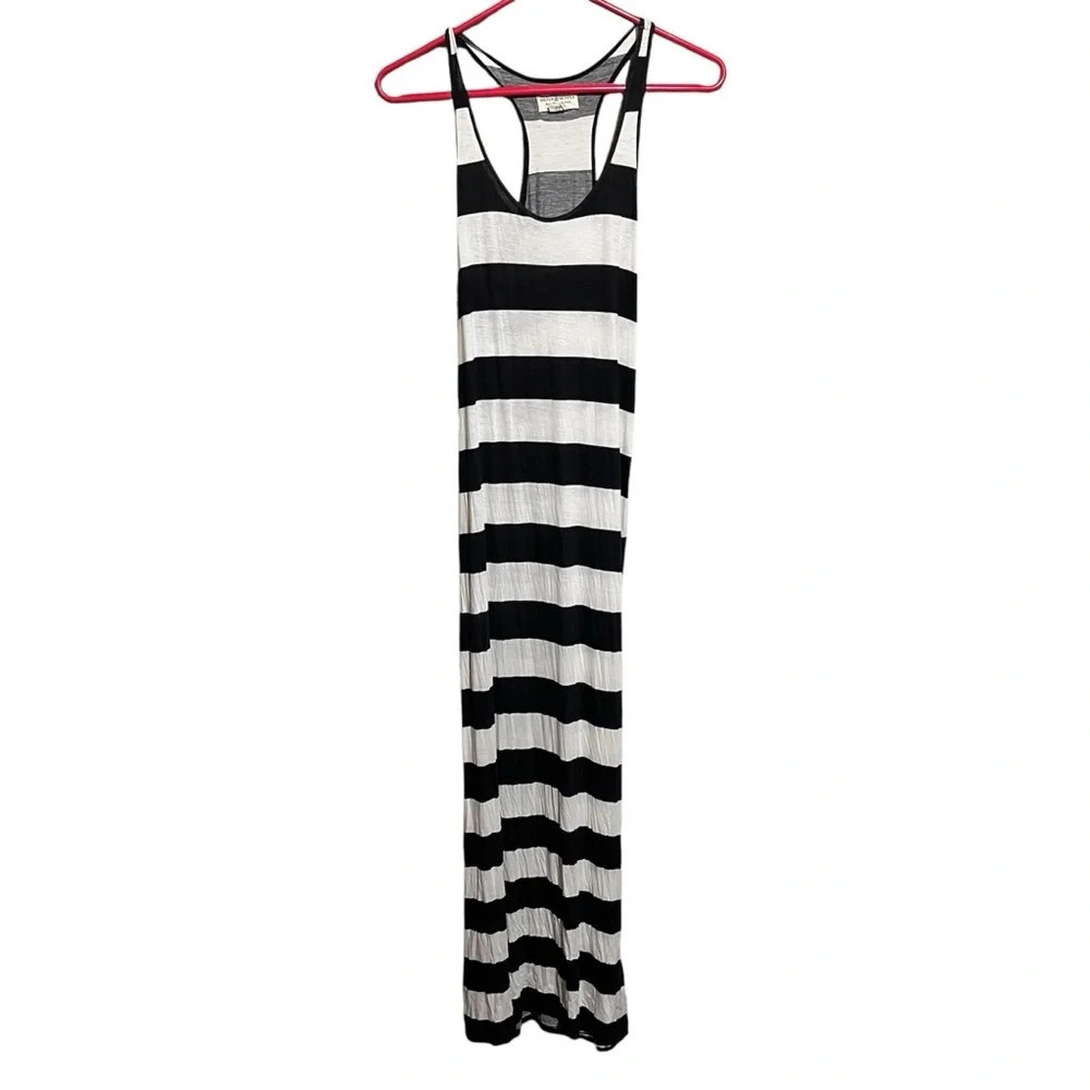 Denim & Supply Ralph Lauren Women's Maxi Dress Small Sleeveless Black & White